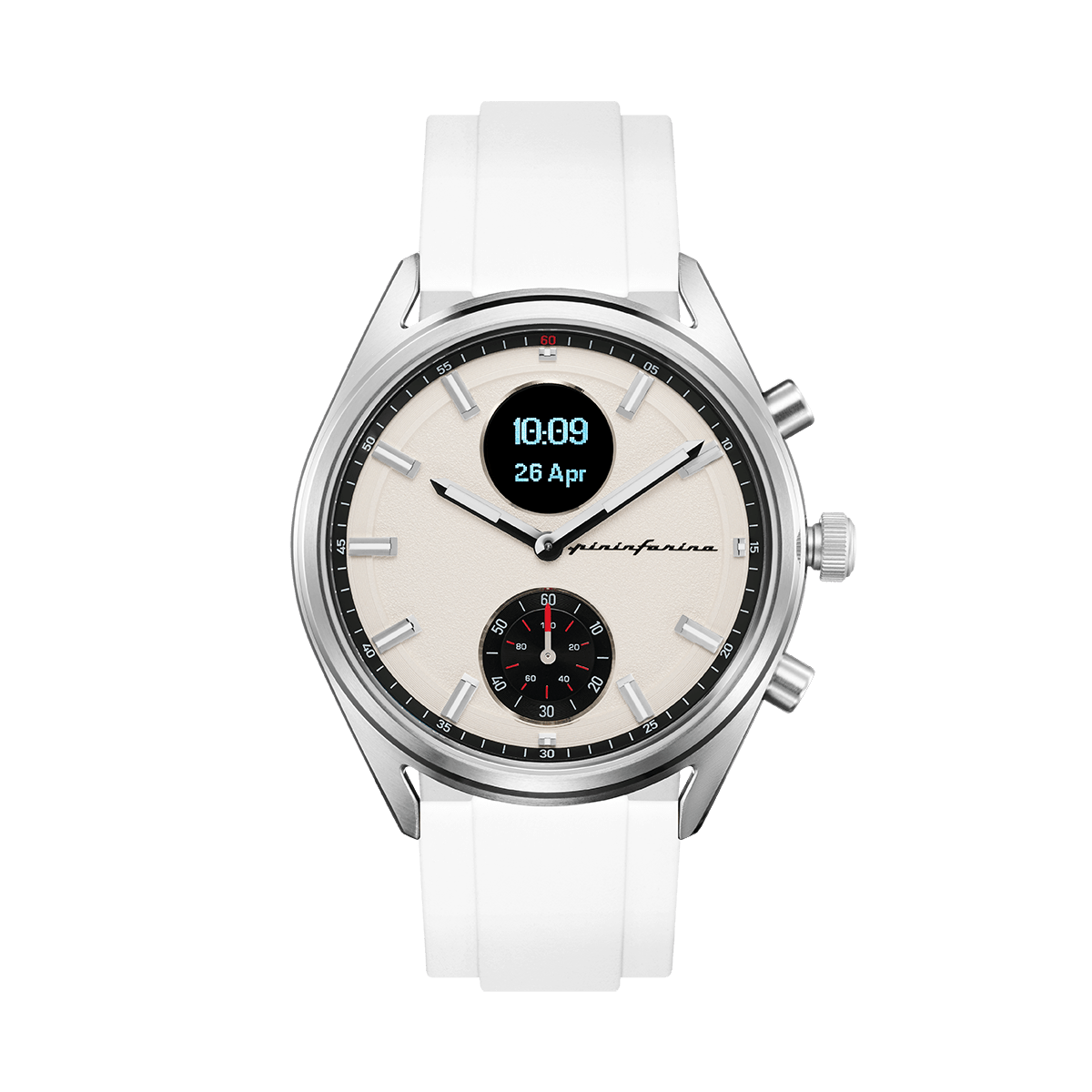 SD - FKM Rubber 22mm Watch Strap - White