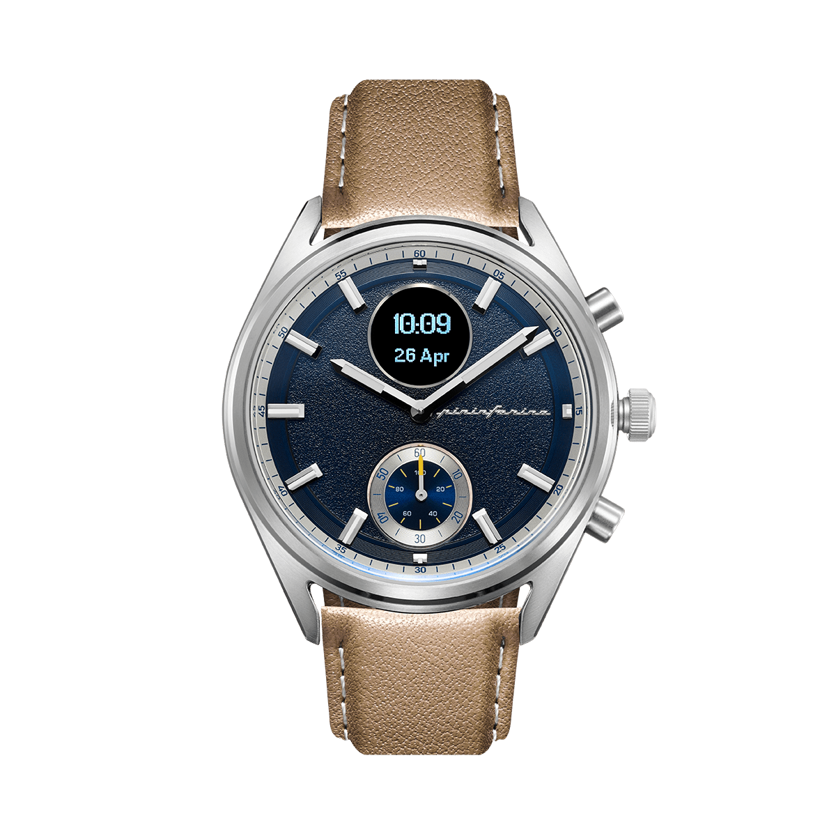 AH - Genuine Italian Leather 22mm Watch Strap – Beige