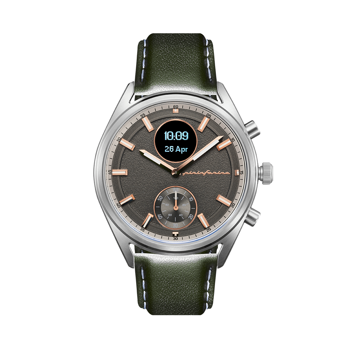 MR - Genuine Italian Leather 22mm Watch Strap – Green