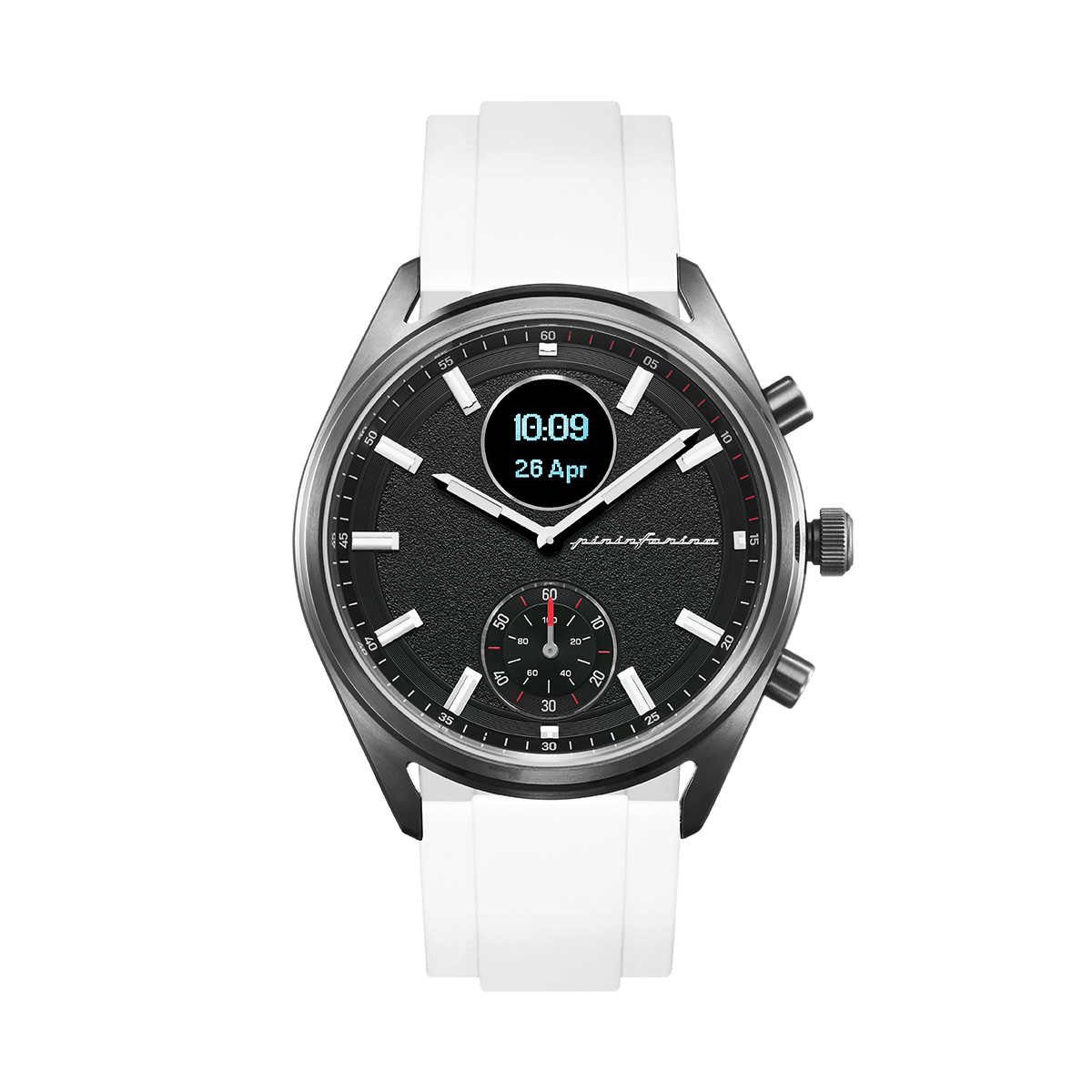 MS - FKM Rubber 22mm Watch Strap - White