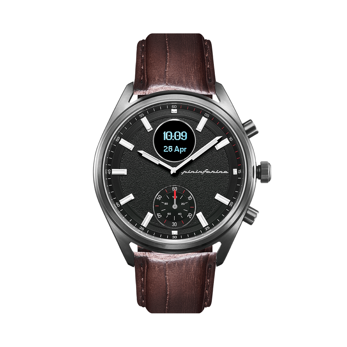 MS - Genuine Italian Leather 22mm Dress Watch Strap – Dark Brown