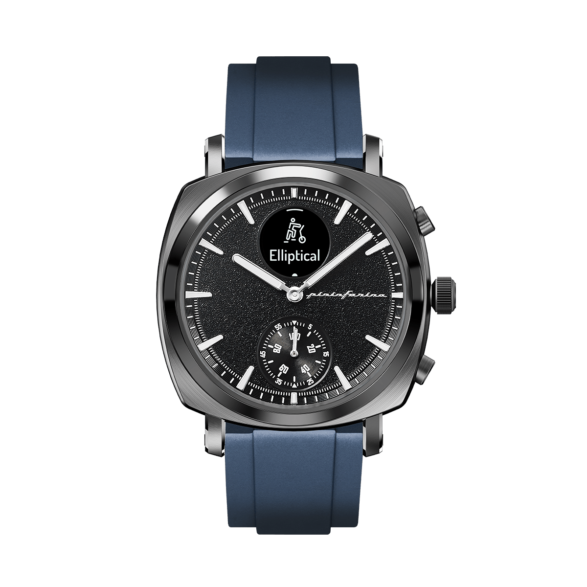 SG - FKM Rubber 22mm Watch Strap - Dark Blue