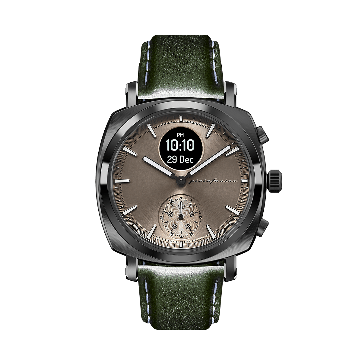 MG - Genuine Italian Leather 22mm Watch Strap – Green