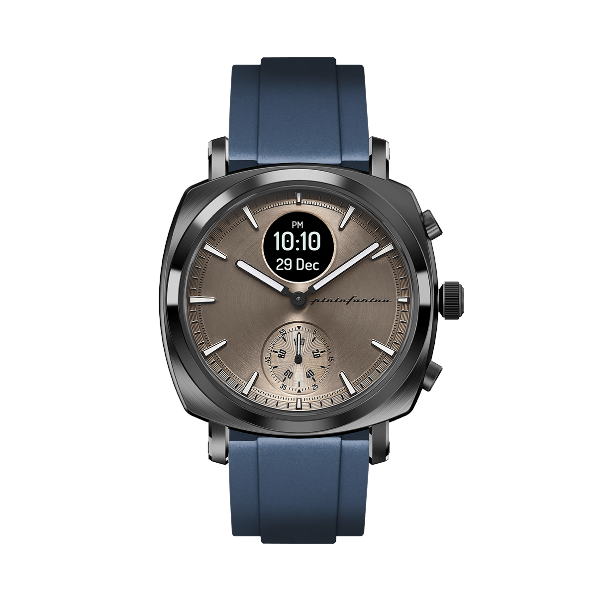 MG - FKM Rubber 22mm Watch Strap - Dark Blue