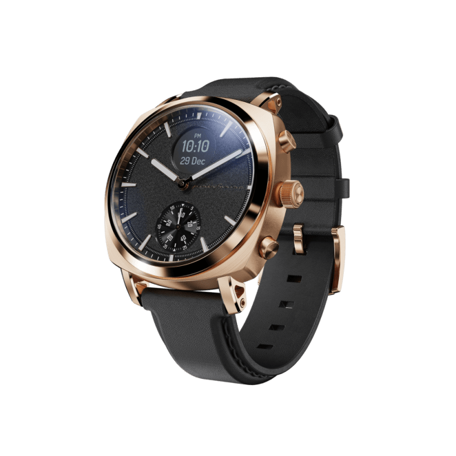 Pininfarina Senso Hybrid - Sunburst Rose Gold - Pininfarina Hybrid Watches
