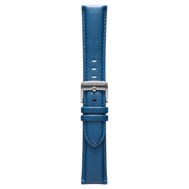 Genuine Italian Leather 22mm Watch Strap – Blue -